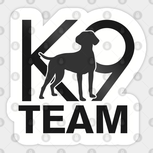 K-9 Team - German Shorthaired Pointer Sticker by Nartissima